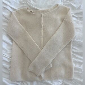 Sezane Gaspard Cardigan in White